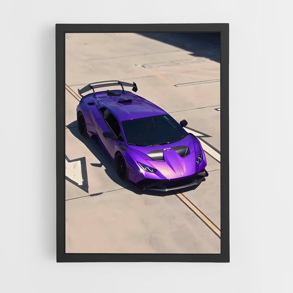 Poster Huracan Mystique – affiche Lamborghini (vue 2)